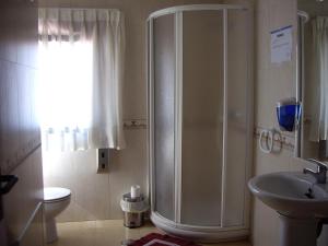 A bathroom at Pensión la Estación