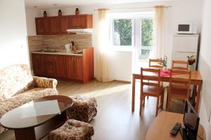 Η κουζίνα ή μικρή κουζίνα στο Apartmá Království Beskyd
