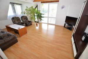 TV a/nebo společenská místnost v ubytování Apartma Štastný