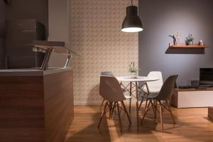 Kuchyň nebo kuchyňský kout v ubytování Apartman Urban & 4