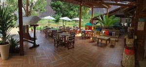 Restaurace v ubytování Hotel Fazenda Santa Helena