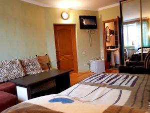 TV a/nebo společenská místnost v ubytování Hotel Om Shanti