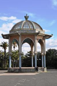 a large gazebo with a person walking in front of it at Il Sogno Caltagirone in Caltagirone