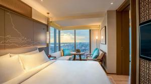 Katil atau katil-katil dalam bilik di Pan Pacific Yangon