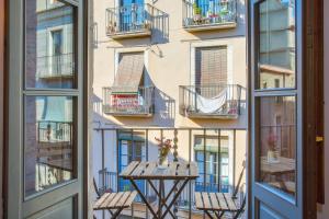 Balkón alebo terasa v ubytovaní Flateli Cort Reial