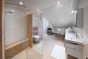 
Een badkamer bij Vakantieappartement Diepstraat

