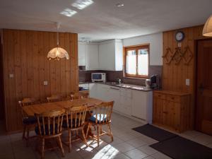 Kuchyň nebo kuchyňský kout v ubytování Chalet Silberdistel
