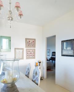 Χώρος καθιστικού στο Villa Martha in Kea
