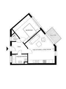 Plán poschodí v ubytovaní Forest Park by Zoom Apartments