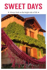 una portada de libros de días dulces siempre mira el lado bueno de una casa en Residencial del Golf en Alta Gracia