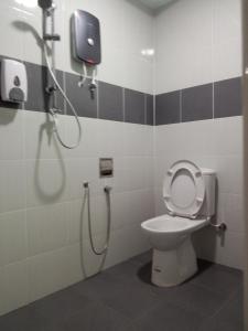 Koupelna v ubytování Motel Fyna