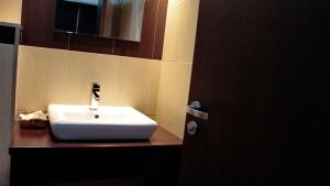 Koupelna v ubytování Hotel Angellis