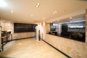 The lobby or reception area at Pino Hotel