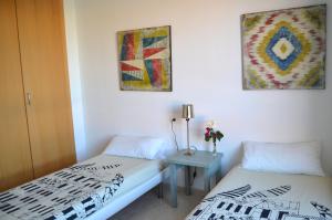 Cama o camas de una habitación en Villa Aznalcazar