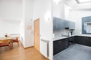 Kuchyň nebo kuchyňský kout v ubytování Font del Ferro Apartments