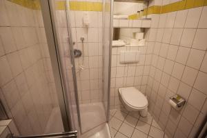Koupelna v ubytování Hotel Relax