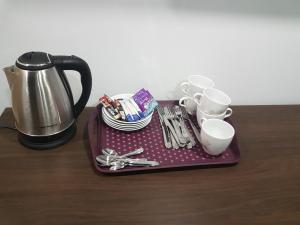 Noclegi u Andrzeja的咖啡和沏茶工具