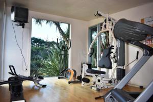 Fitnesscenter och/eller fitnessfaciliteter på The Lakes - Kai Iwi Lakes Exclusive Retreat