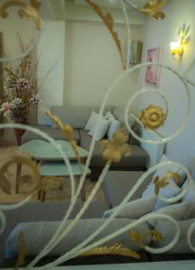 A seating area at Asteras Hotel
