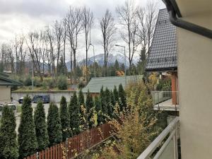 Widok na góry z tego apartamentu
