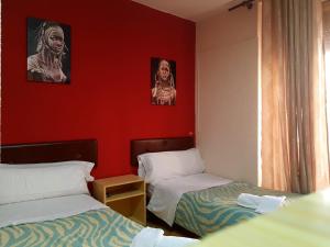 Posteľ alebo postele v izbe v ubytovaní Hostal Padre Isla 1