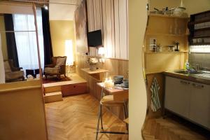 Kuchnia lub aneks kuchenny w obiekcie WANZ'inn Design Appartements