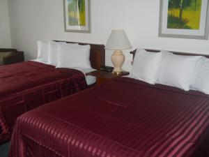 Katil atau katil-katil dalam bilik di Oyster Bay Inn & Suites