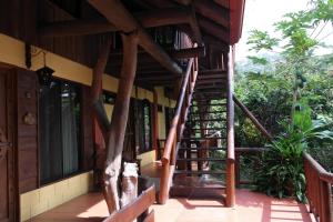 Balkón nebo terasa v ubytování Hotel Samsara