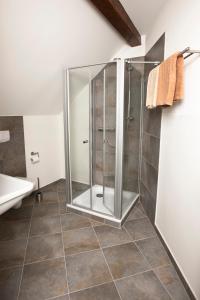 Koupelna v ubytování Hotel Bess