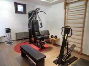 Fitness centrum a/nebo fitness zařízení v ubytování Hotel Bellavista