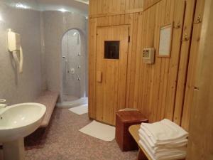 Koupelna v ubytování Hotel Bellavista