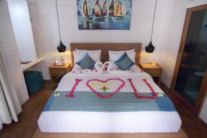 Voodi või voodid majutusasutuse Sadev Resort toas