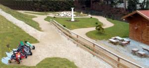 A garden outside Villa Turnerwirt
