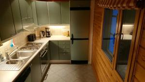 Küche/Küchenzeile in der Unterkunft Riekko Chalet