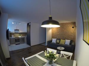 Posezení v ubytování Apartament Izerski Klimat
