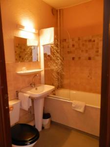 Et badeværelse på Hotel La Gare