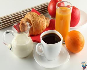 Možnosti raňajok pre hostí v ubytovaní Melody Suite Rome