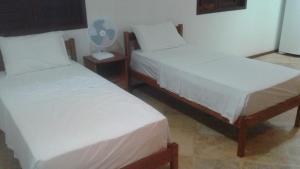 Cama ou camas em um quarto em Apartamento em Jericoacoara