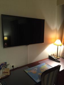 TV a/nebo společenská místnost v ubytování Hotel Prélude