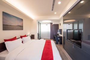 Letto o letti in una camera di Shangri Longluan Lake One B&B