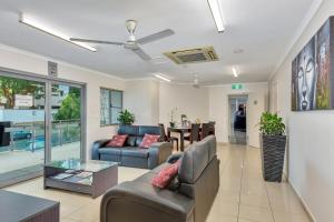 O zonă de relaxare la Argus Apartments Darwin