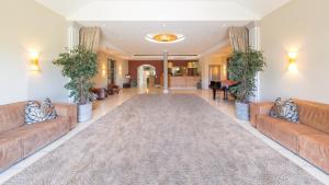 Posezení v ubytování Heuboden Hotel Landhaus Blum