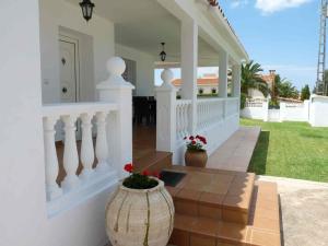 Vonkajšia záhrada v ubytovaní Villa Blanca