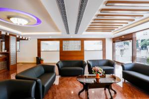 Posezení v ubytování Treebo Premium Akshaya Mahal Inn