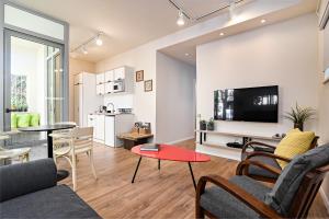 Kuchyň nebo kuchyňský kout v ubytování Hanasi 129 - Boutique Apartments
