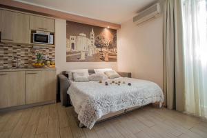 Postel nebo postele na pokoji v ubytování Holiday Center Ivona