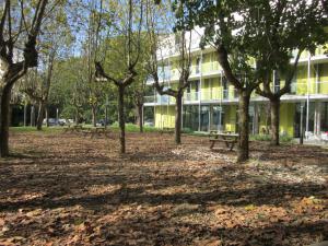Zahrada ubytování UBA Hostel