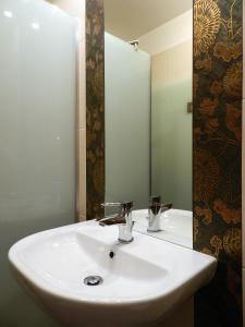 Ένα μπάνιο στο Apartments Wile Süd