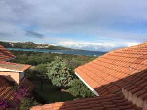 an overhead view of a roof of a house with a lake at Casa Gallo in Santa Marinella