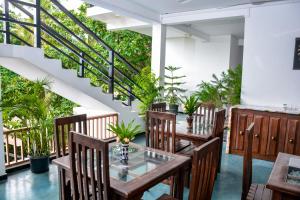 Posezení v ubytování Hotel Bay Watch Unawatuna